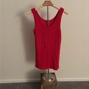 Mossimo Supply Co Red Ribbed Tank Top